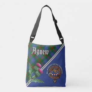 Agnew Clan Badge & Tartan  Crossbody Bag