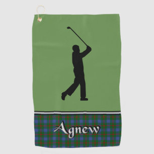 Agnew Tartan Golf Towel His