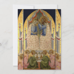 Agnolo Gaddi - The Coronation of the Virgin Invitation