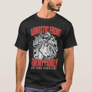 Agnostic Front's - For My Family Skeleton T-Shirt