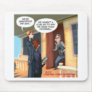 Agnostic Missionaries Funny Mouse Mat