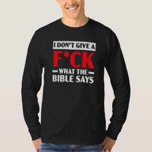 Agnosticism Atheism Anti Religion Agnostic Devil W T-Shirt