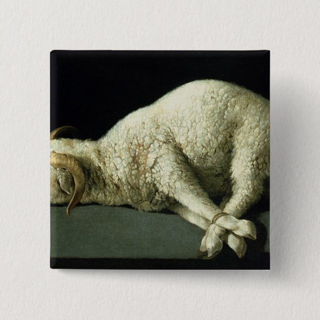 Agnus Dei, c.1635-40 15 Cm Square Badge (Front)
