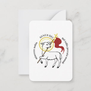 Agnus Dei Card