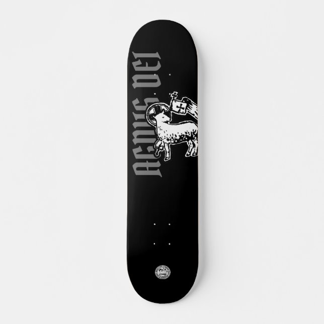 Agnus Dei - Lamb of God  Skateboard, 8 1/8" Deck Skateboard (Front)