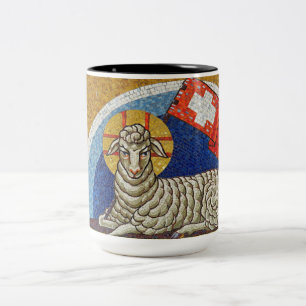 Agnus Dei Two-Tone Coffee Mug