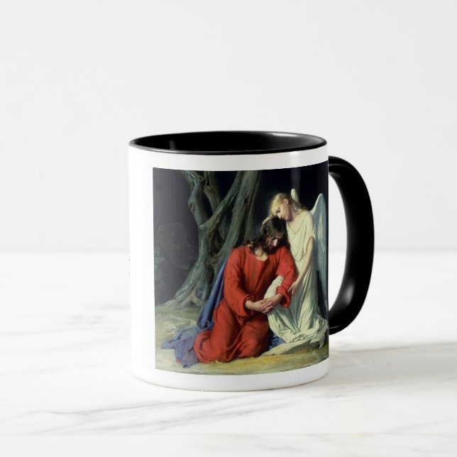 Agony/Garden, Comforting Angel, Lenten, Holy Week  Mug (Front Right)