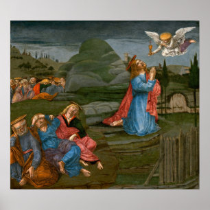 Agony in Garden - B. di Giovanni Fine Art Poster