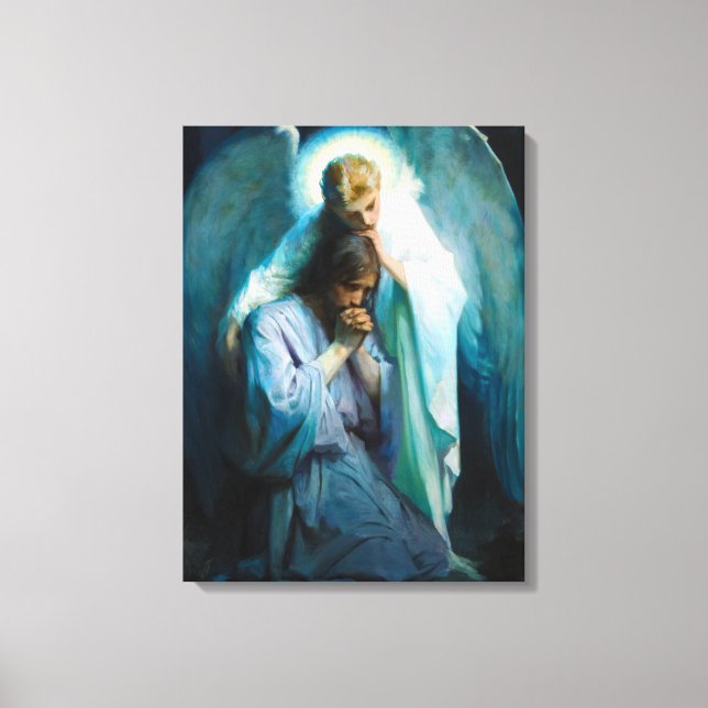 Agony in the Garden, 1898 by Frans Schwartz Canvas Print (Front)