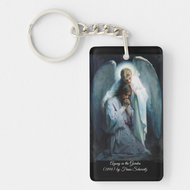 Agony in the Garden Jesus Christ Key Ring (Front)