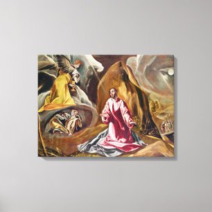 Agony in the Garden of Gethsemane, c.1590's Canvas Print