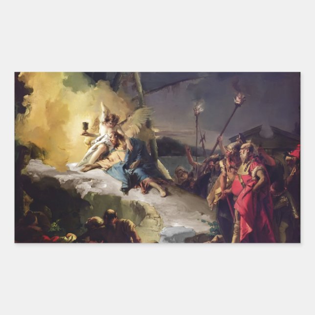 Agony in the Garden Rectangular Sticker (Front)