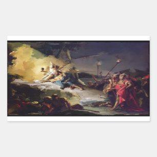 Agony in the Garden Rectangular Sticker