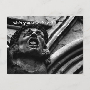 Agony of the Biting Imps Gothic Gargoyle Postcard
