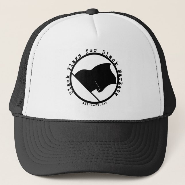 Agorism for your head. trucker hat (Front)