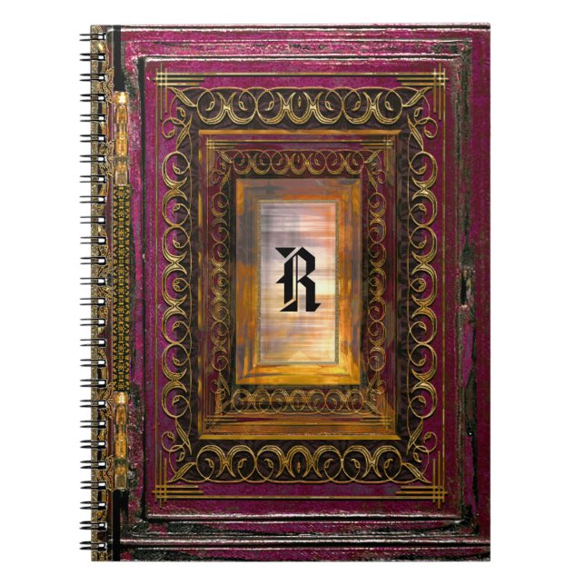 Agortex Thunder Monogram Notebook (Front)
