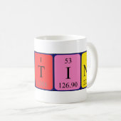 Agostina periodic table name mug (Front Right)