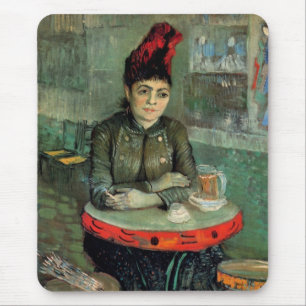 Agostina Segatori, Cafe du Tambourin by Van Gogh Mouse Mat