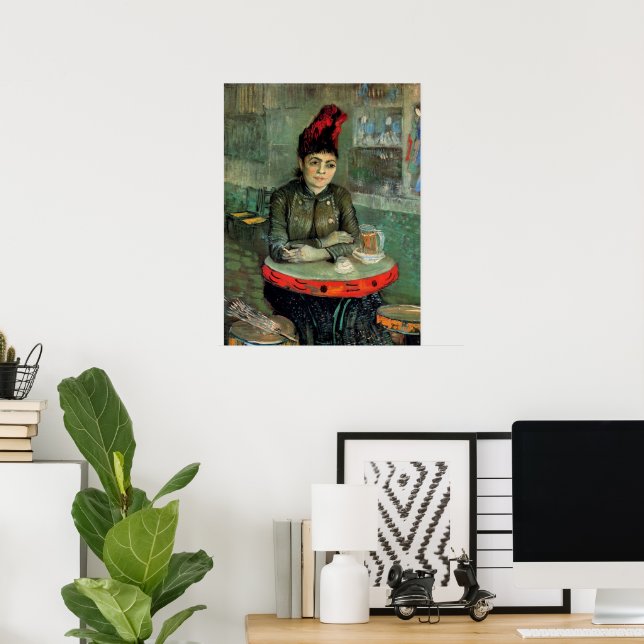 Agostina Segatori, Cafe du Tambourin by Van Gogh Poster (Home Office)