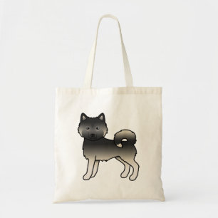 Agouti Alaskan Malamute Cute Cartoon Dog Tote Bag