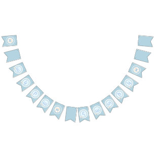 Agra Hadig-Blue Armenian letters Bunting