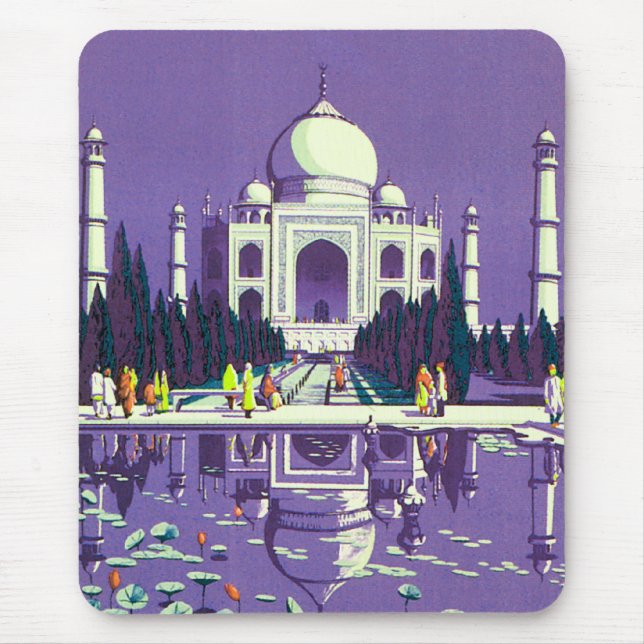 Agra ~ Taj Mahal Mouse Mat (Front)