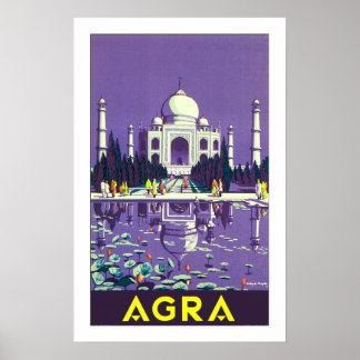 Agra ~ Taj Mahal Poster
