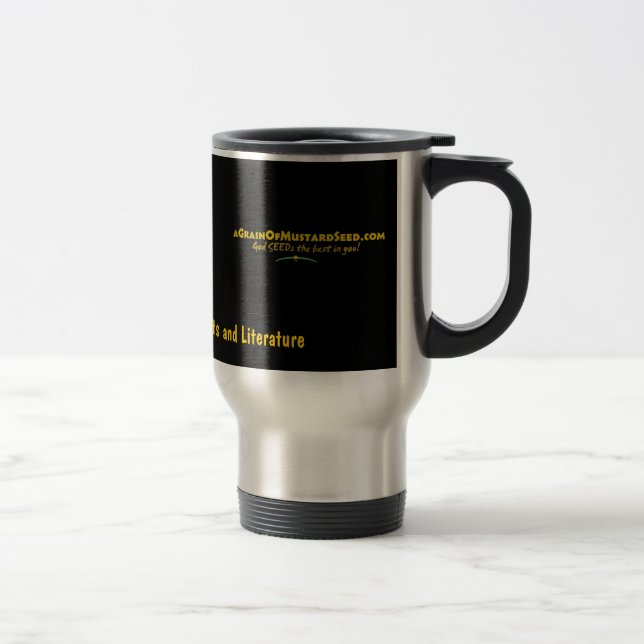 Agrainofmustardseed.com Logo Travel Mug (Right)
