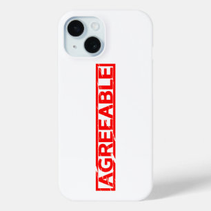 Agreeable Stamp iPhone 15 Case