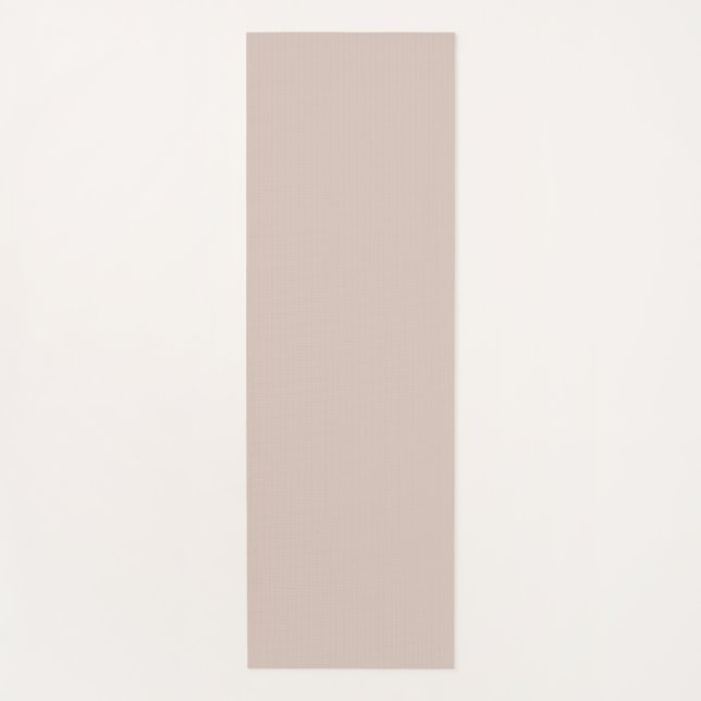 Agreeable Tan - Neutral - Pastel Solid Colour Yoga Mat (Front)