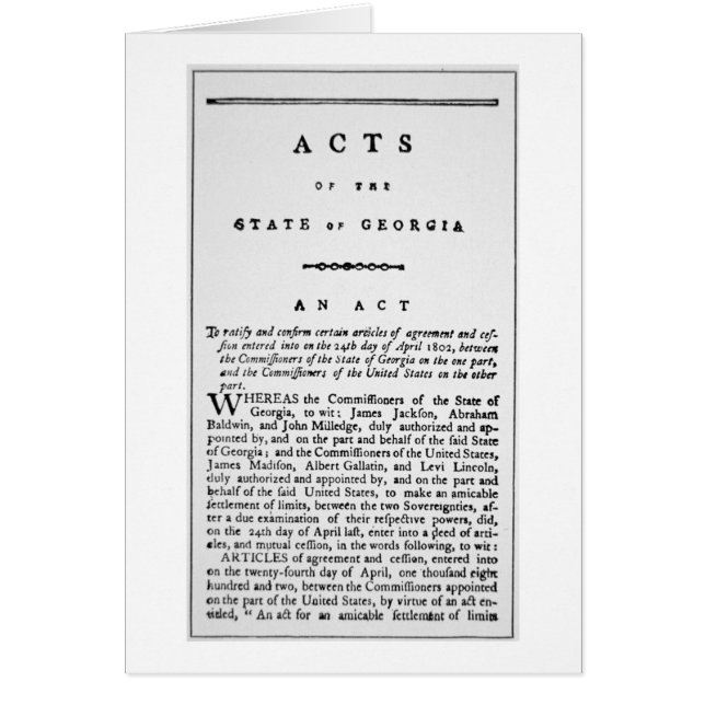 Agreement documenting the forced removal of the In (Front)