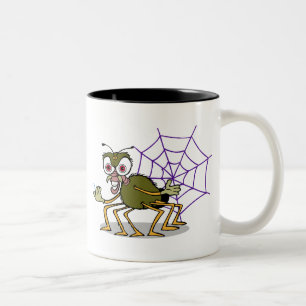 Agressive Spider Two-Tone Coffee Mug