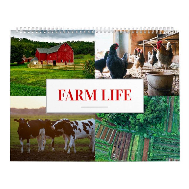 Agricultural Calendars Home Wall Farm Life (Cover)