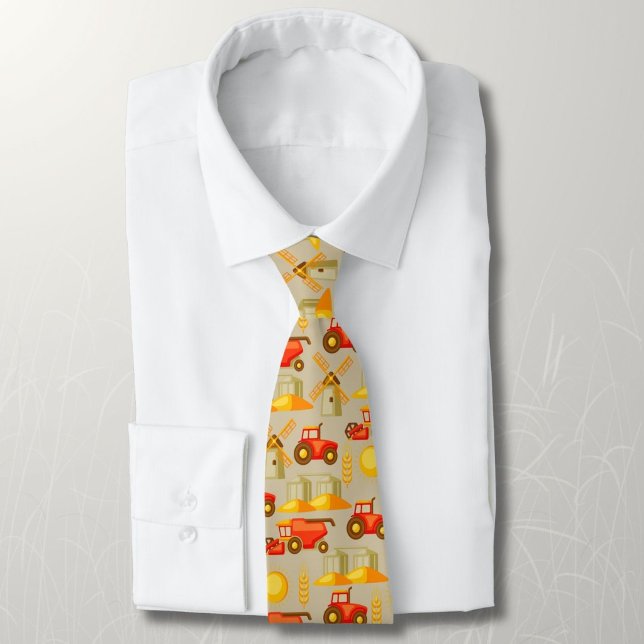 Agricultural equipment wheat farming tie (Creator Uploaded)