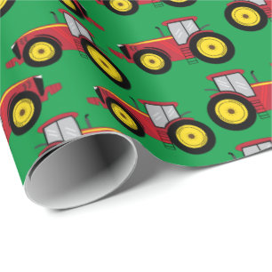 Agricultural Farm Worker Countryside Tractors Wrapping Paper