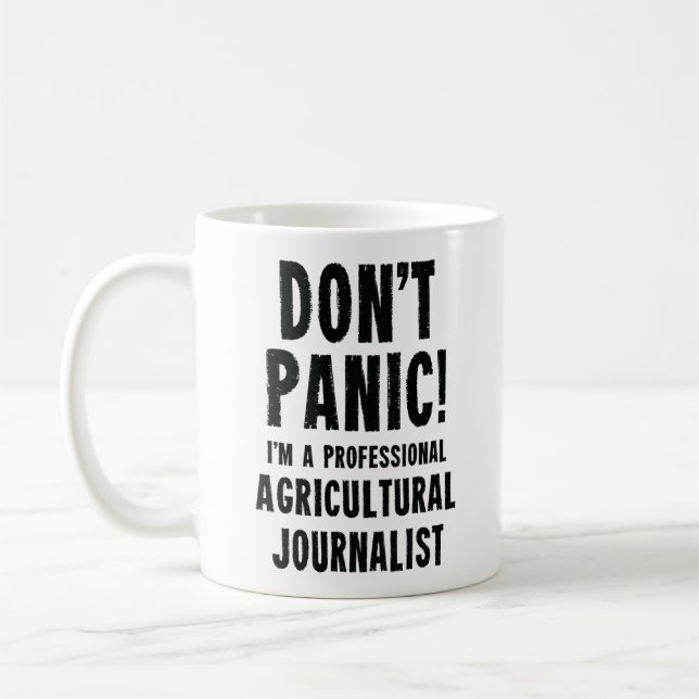 Agricultural Journalist Coffee Mug (Left)