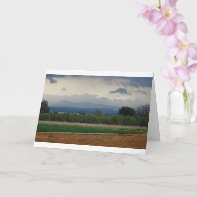 Agricultural Landscape Card (Orchid)