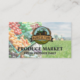 Agriculture   Farm Land Tractor Business Card