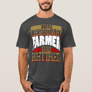 Agriculture Farmer Retirement T-Shirt