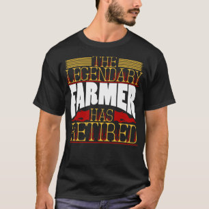 Agriculture Farmer Retirement T-Shirt