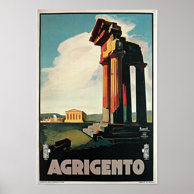 Agrigento Poster (Front)