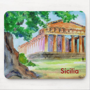 Agrigento Sicily Mouse Mat