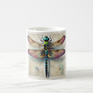Agrionoptera Dragonfly 031124IREF217 - Watercolor Coffee Mug