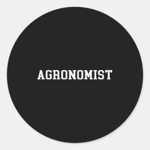 Agronomist Classic Round Sticker