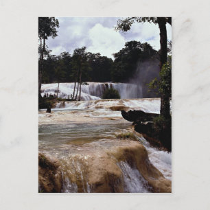 Agua Azul Waterfalls, Chiapas State, Mexico Postcard