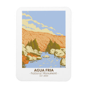 Agua Fria National Monument Badger Springs Canyon Magnet