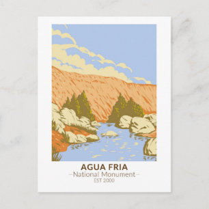 Agua Fria National Monument Badger Springs Canyon Postcard