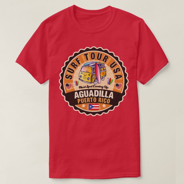 Aguadilla Puerto Rico T-Shirt (Design Front)