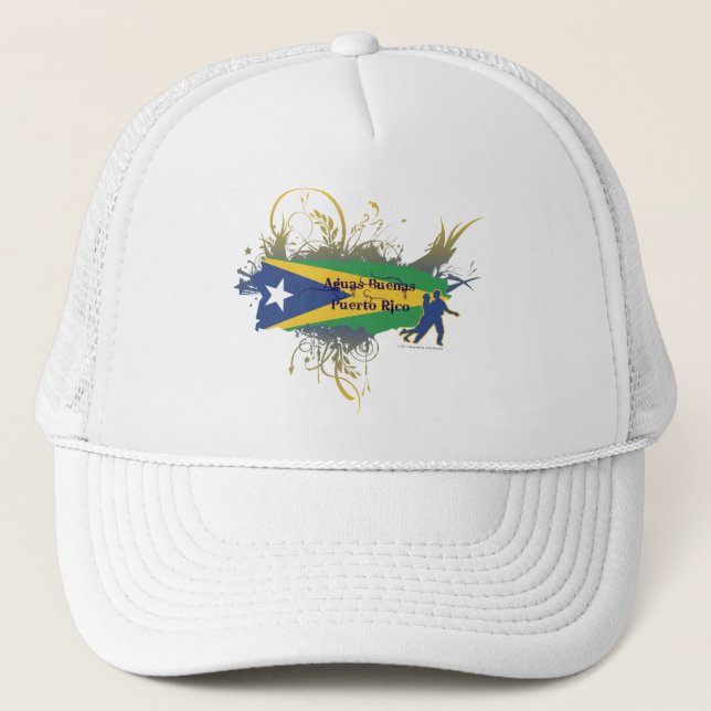 Aguas Buenas - Puerto Rico Trucker Hat (Front)