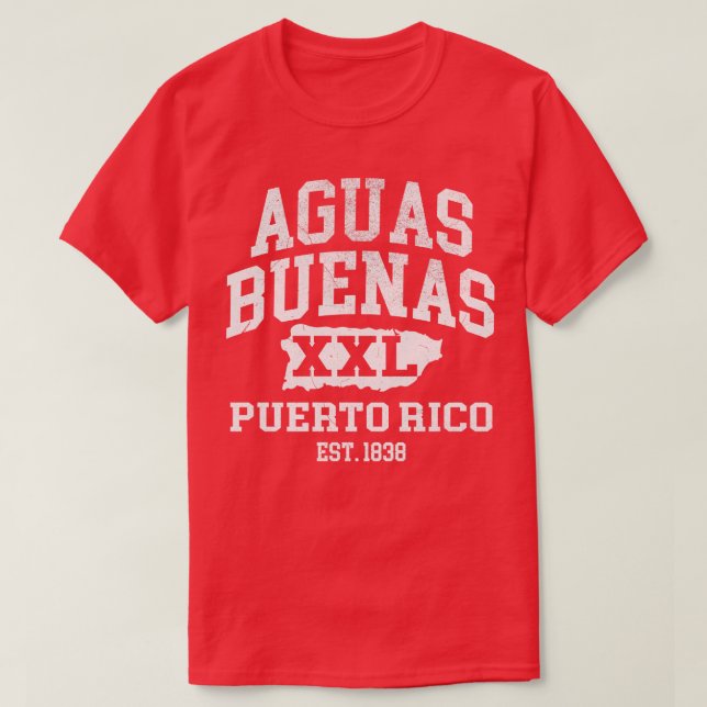 Aguas Buenas Puerto Rico XXL Athletic design 1 T-Shirt (Design Front)